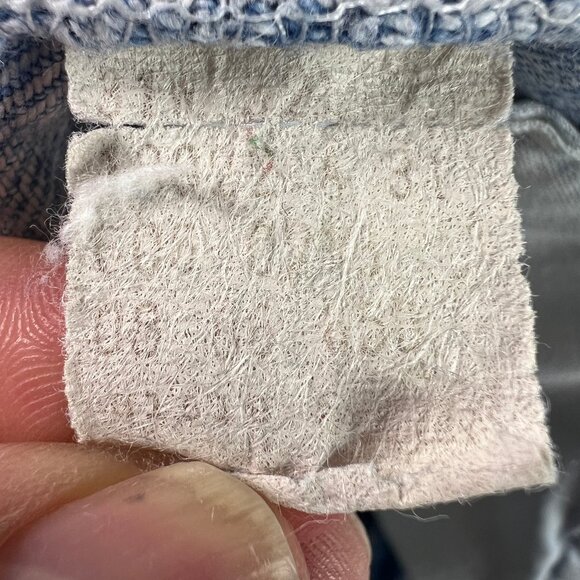 VTG 80s Levi's Jean Shorts Men's 29* Light Blue Faded Cut Off Frayed Denim Jorts - Picture 4 of 16